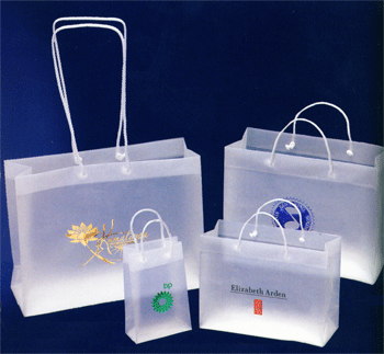 frosted gift bags